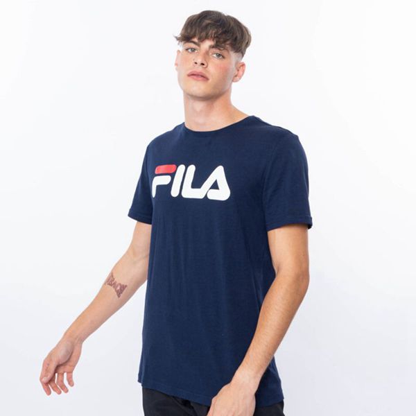 Camisetas Fila Homem Azul Marinho - Fila Deckle Portugal Lojas,LQUS-34825